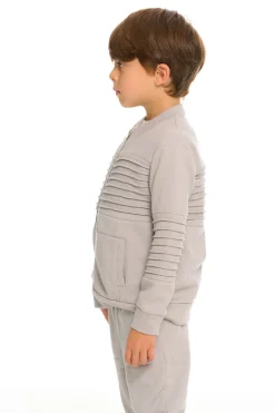 Clearance Chaser Brand Mock Neck Moto Zip Jacket