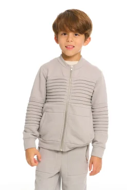 Clearance Chaser Brand Mock Neck Moto Zip Jacket