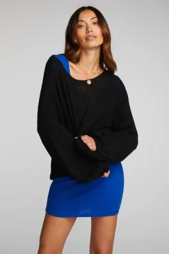 Outlet Chaser Brand Mohair Sweater Knit Belle Pullover