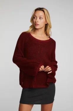 Hot Chaser Brand Mohair Sweater Knit Belle Pullover