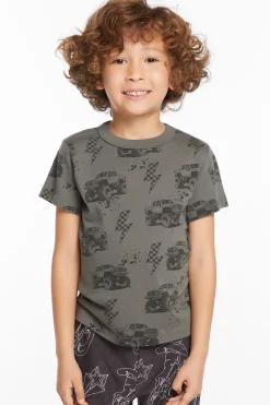 Sale Chaser Brand Monster Trucks Kids Tee