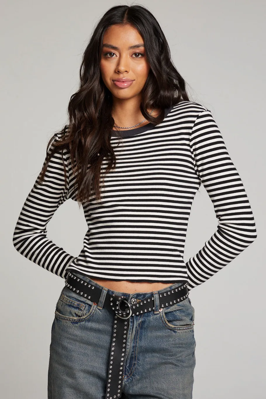 Hot Chaser Brand Moonlight Punk Stripe Long Sleeve
