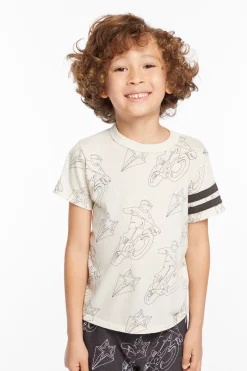 Online Chaser Brand Moto Star Boys Tee