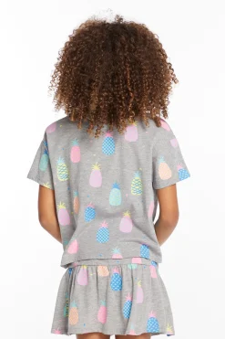 Flash Sale Chaser Brand Multi Pineapple Girls Tee