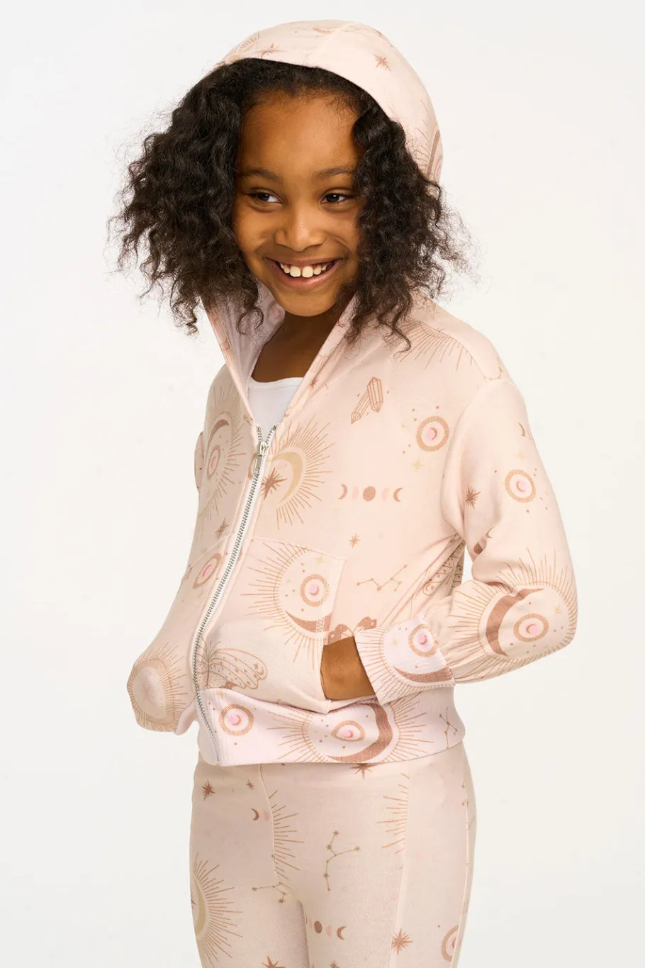 Sale Chaser Brand Mystical Sky Cozy Knit Zip Up Hoodie