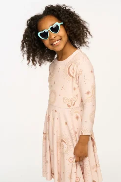 Cheap Chaser Brand Mystical Sky Peplum Cozy Knit Dress