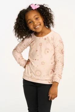 Shop Chaser Brand Mystical Sky Shirred Cozy Knit Pullover