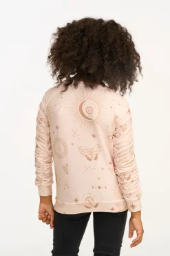 Shop Chaser Brand Mystical Sky Shirred Cozy Knit Pullover