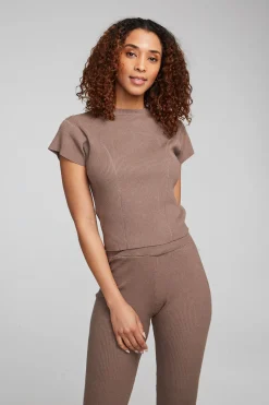 Clearance Chaser Brand Nahal Deep Taupe Tee
