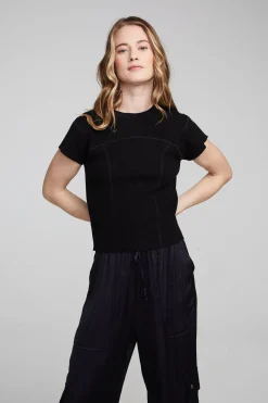 Online Chaser Brand Nahal Shadow Black Tee