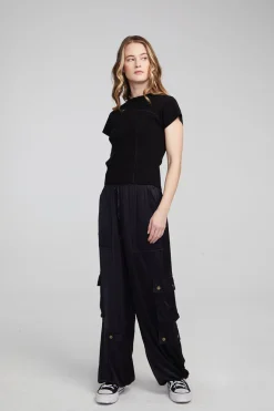 Online Chaser Brand Nahal Shadow Black Tee