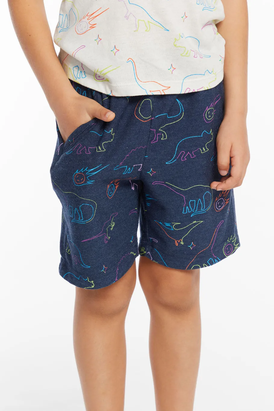 Best Sale Chaser Brand Neon Dinos Boys Shorts
