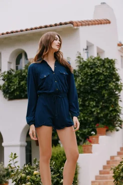 Best Chaser Brand Nocelle French Blue Jumpsuit