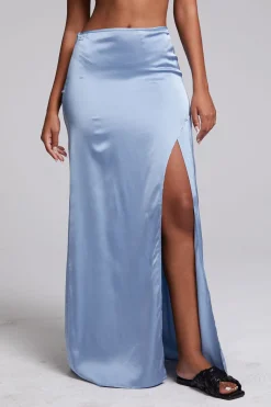 Store Chaser Brand Noemi Blue Grotto Maxi Skirt