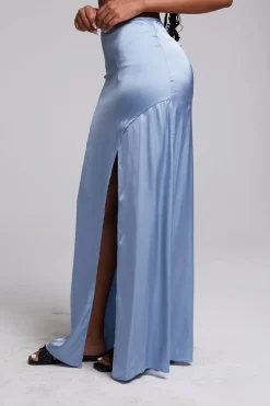 Store Chaser Brand Noemi Blue Grotto Maxi Skirt