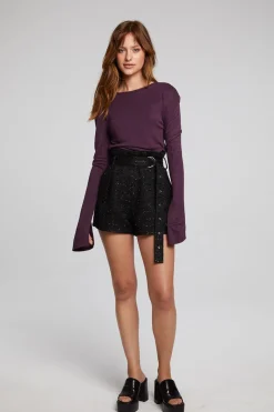 Best Sale Chaser Brand Nyla Plum Perfect Blouse