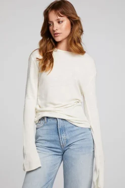 Cheap Chaser Brand Nyla Starry White Blouse
