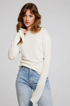 Cheap Chaser Brand Nyla Starry White Blouse