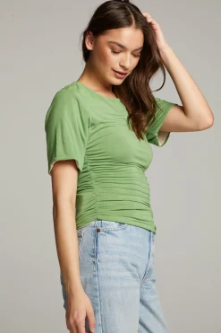 Online Chaser Brand Ocala Whitecap Grey And Piquant Green Reversible Top