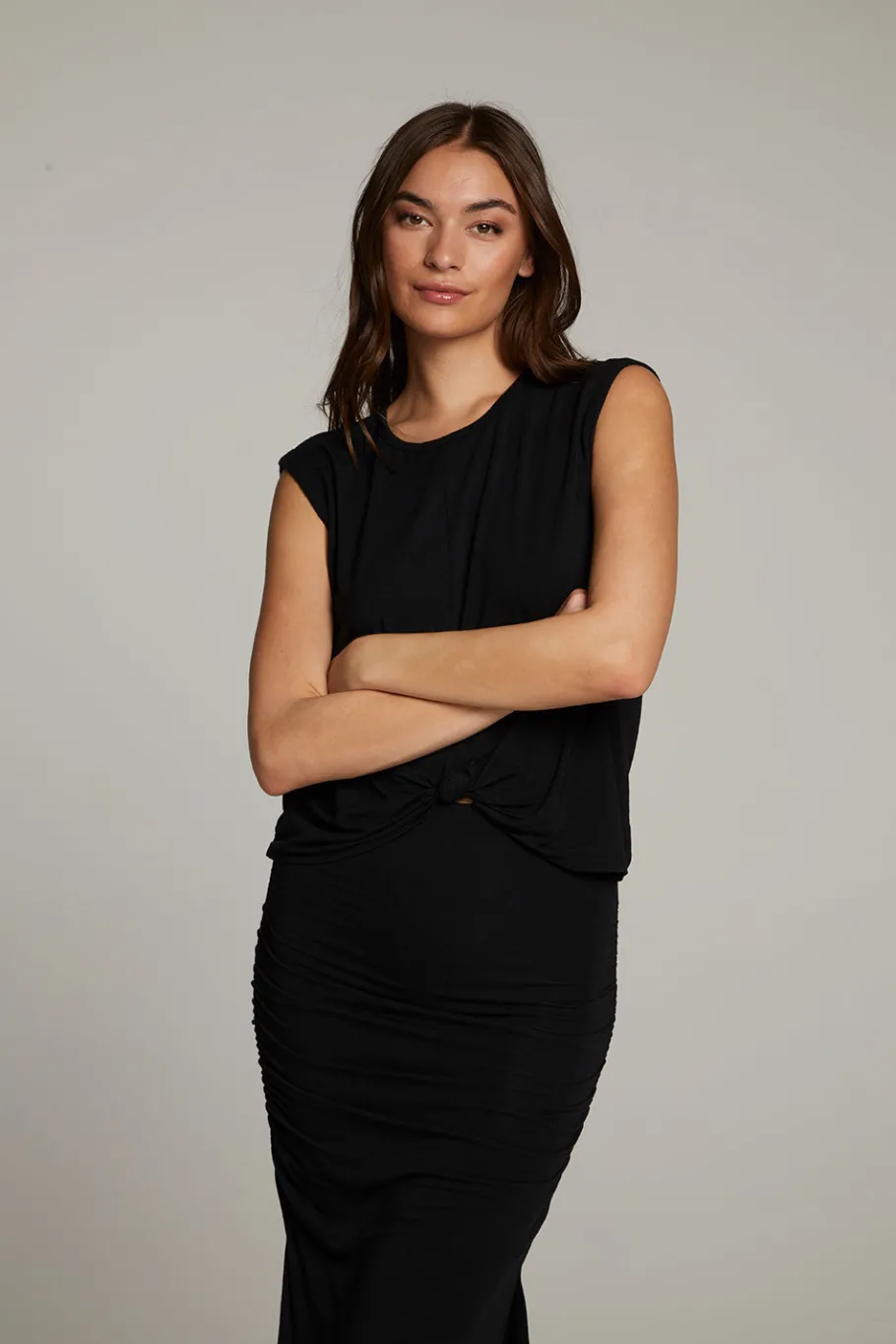 Clearance Chaser Brand Ocean True Black Tank