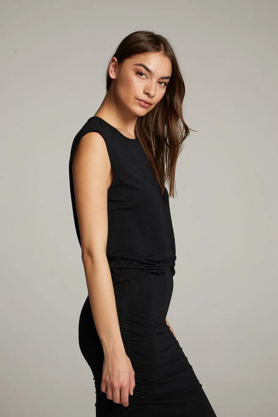 Clearance Chaser Brand Ocean True Black Tank