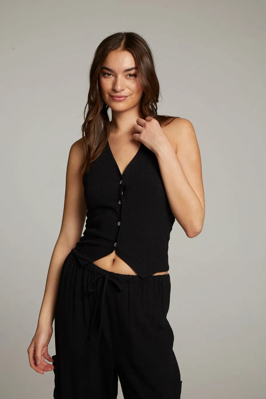 New Chaser Brand Orlando True Black Vest