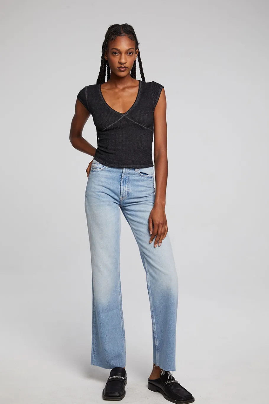 Cheap Chaser Brand Page Licorice Tee