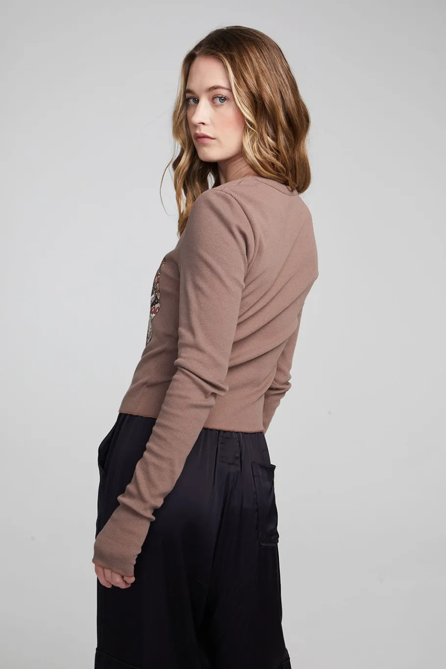 Store Chaser Brand Paisley Lips Long Sleeve