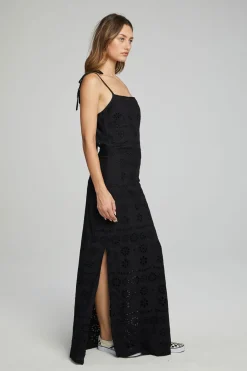 Cheap Chaser Brand Palisades Maxi Dress - Black Onyx