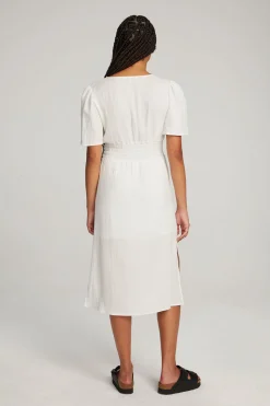 Fashion Chaser Brand Palmer White Midi Dress