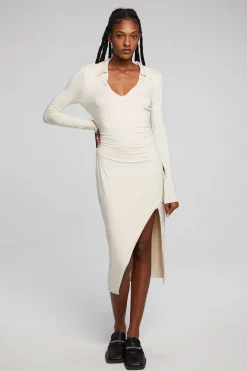 Online Chaser Brand Palmm Whitecap Grey Midi Dress