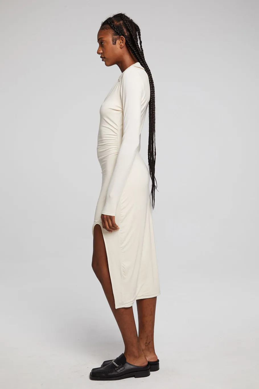 Online Chaser Brand Palmm Whitecap Grey Midi Dress