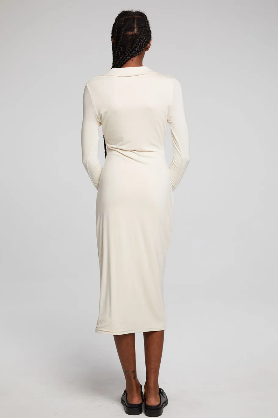 Online Chaser Brand Palmm Whitecap Grey Midi Dress