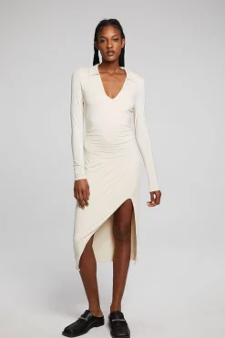 Online Chaser Brand Palmm Whitecap Grey Midi Dress
