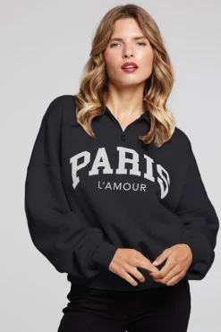 Best Chaser Brand Paris L'Amour Black Long Sleeve