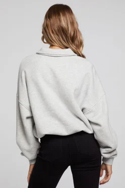 New Chaser Brand Paris L'Amour Heather Grey Long Sleeve