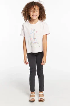 Shop Chaser Brand Paris Sketch Girls Tee