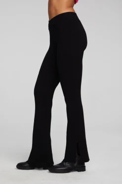 Online Chaser Brand Party Shadow Black Flare Bottoms