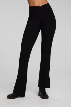 Online Chaser Brand Party Shadow Black Flare Bottoms