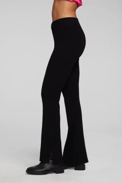 Online Chaser Brand Party Shadow Black Flare Bottoms