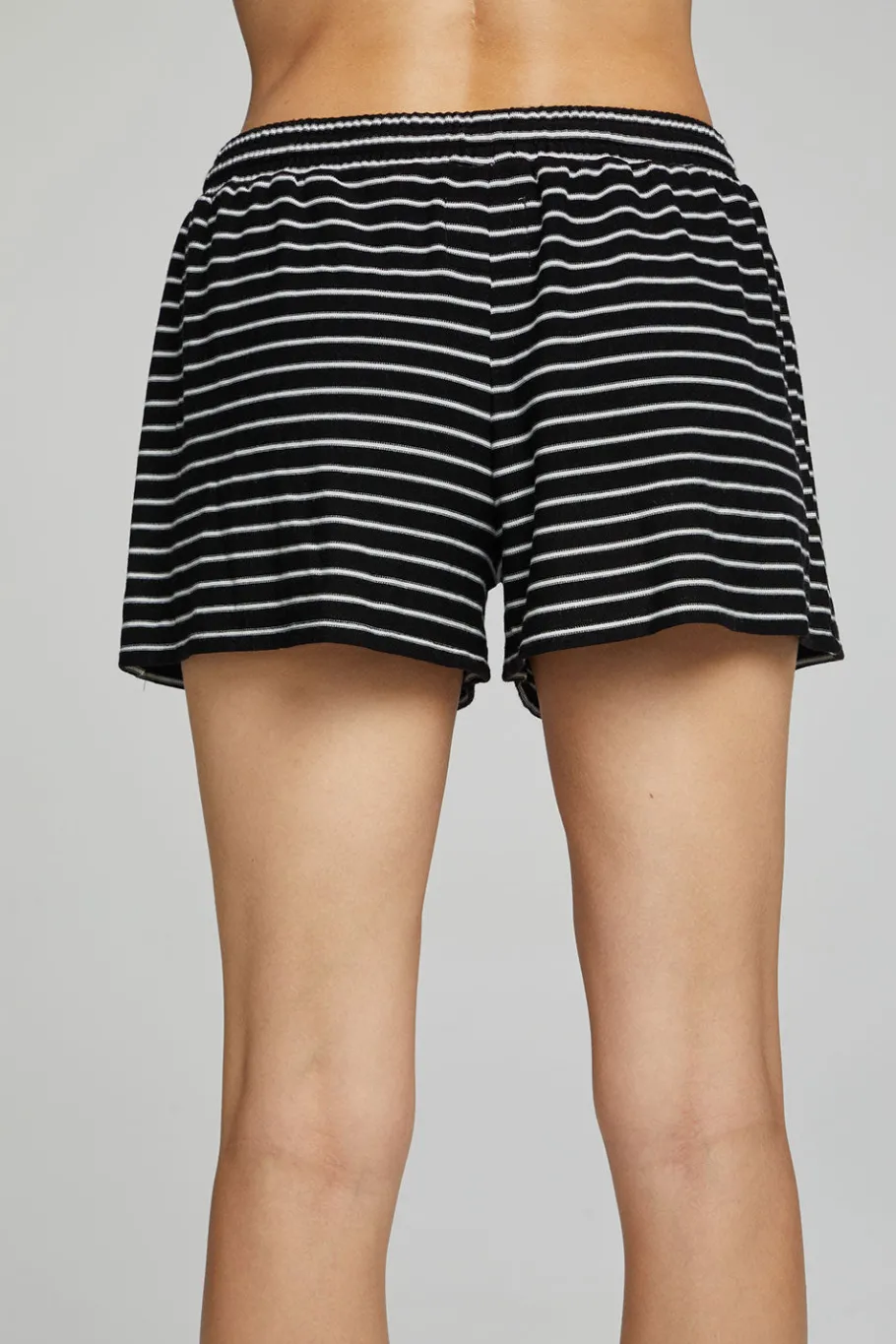 Outlet Chaser Brand Paseo Shorts - Black And White Stripe
