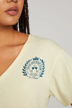 Flash Sale Chaser Brand Pasta And Wine Club Tee