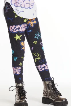 Shop Chaser Brand Peace & Love Girls Cozy Knit Classic Legging