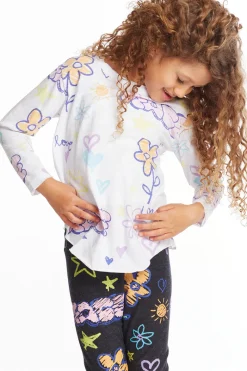 Fashion Chaser Brand Peace & Love Girls Long Sleeve