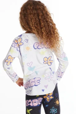 Fashion Chaser Brand Peace & Love Girls Long Sleeve