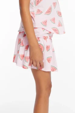 Cheap Chaser Brand Peplum Watermelon Heaven Girls Skort