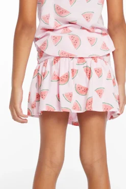 Cheap Chaser Brand Peplum Watermelon Heaven Girls Skort