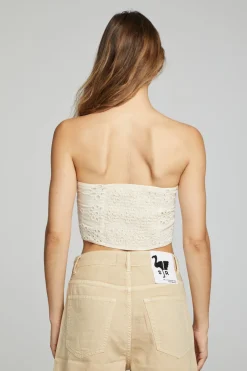 Hot Chaser Brand Pier Crop Top - Gardenia