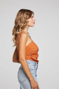 Discount Chaser Brand Pier Crop Top - Tigerlily
