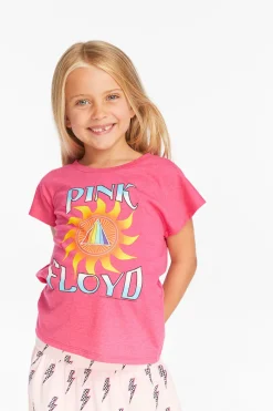 Online Chaser Brand Pink Floyd Prism Sun Girls Tee